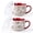 Red, variant on AmorArc 32 Ounces Ceramic Soup Mugs with Lids and Handle, Stoneware Bowls Cup Set of 2 for Soup, Stew, Noodle, Beautiful Mug Bowls With Lovely Dog,Cat Patterns, Microwave&Dishwasher Safe, Olive