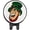 Clover Leprechaun, variant on Ball Tatt Zombie Dog Golf Ball Stamp Self-Inking Quick-Dry Waterproof Ball Marker Stamp