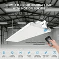thumbnail image 4 of 4FT LED Linear High Bay Shop Lights with Motion Sensor,300W,40500LM,5000K High Bay Lights,0-10V Dimmable Commercial Bay Lighting for Garage,Shop,Supermarket, 4 of 6