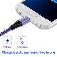 thumbnail image 4 of Micro USB Cable 6ft,Ailkin 3PACK USB Micro Cable with 3.1A USB Wall Charger,USB Charger Adapter,High Speed Fast Charging Android Charging Cable Usb Micro Cable with Fast Charger Block, 4 of 6