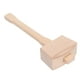 thumbnail image 5 of Martillo Para Trabajar La Madera, Martillo De Madera De Carpintero De Haya De Alta Dureza, Buena Practicidad Para El Estudio De Carpintería En El Hogar, 5 of 7