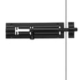 thumbnail image 3 of ARCADORA Heavy Duty Barrel Bolt Latch For Barn Doors Cabinets Sheds Stainless Steel Black 2.87×1.06 Inch With Mounting Screws, 3 of 8