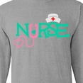 thumbnail image 4 of Inktastic Cute Nurse Stethoscope and Hat Long Sleeve T-Shirt, 4 of 5