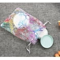 thumbnail image 3 of 100 bolsas de organza con patrón de Coral de colores mezclados (10x15cm), bolsas de regalo de boda, bolsas de joyería, adecuadas para Navidad, Baby Showers, 3 of 5