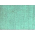 thumbnail image 1 of Ahgly Company Indoor Rectangle Abstract Turquoise Blue Modern Area Rugs, 8' x 10', 1 of 4