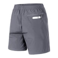 thumbnail image 3 of Quick Dry Jogging Fitness Shorts Men Summer Sports Bottoms Thin Breathable Beach Short Pants Male Running Shorts Lightweight Gray M, 3 of 3