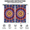 thumbnail image 2 of Blackout Kids Curtains,Colorful Tie Dye Luminous Mandala Pattern Childrens Insulated Curtains Set Of 2,Bedroom Essentials,Toddler Room Decor 52"x84", 2 of 5
