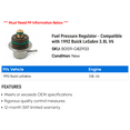 thumbnail image 2 of Fuel Pressure Regulator - Compatible with 1992 Buick LeSabre 3.8L V6, 2 of 2