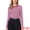 Deep Red Stripe, variant on DARING DIVA Women's Striped Long Sleeve Cotton Crew Neck Fitted Tees XL Black White Stripe
