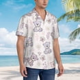 thumbnail image 5 of Cute Bears Hawaiian Shirts For Men, Summer Short-Sleeve Relaxed-Fit Button-Down Shirts Xx-Large, 5 of 9