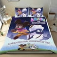 thumbnail image 1 of Amada la Aventura Conjunto de sábanas temático, trío de piezas, cómodo y amigable con la piel, diseño único, regalo de decoración para el hogar para familiares, amigos y fans,173cm *218cm, 1 of 6