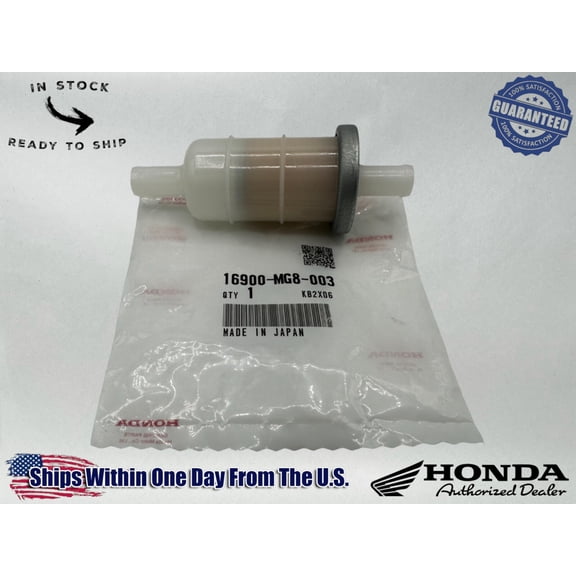 Honda Genuine OEM Authentic Fuel Filter 16900-MG8-003