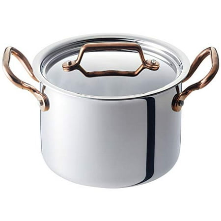 

Vitacraft IH Compatible Double-Handed Pot Deep 16cm Rose Gold Dear 3954