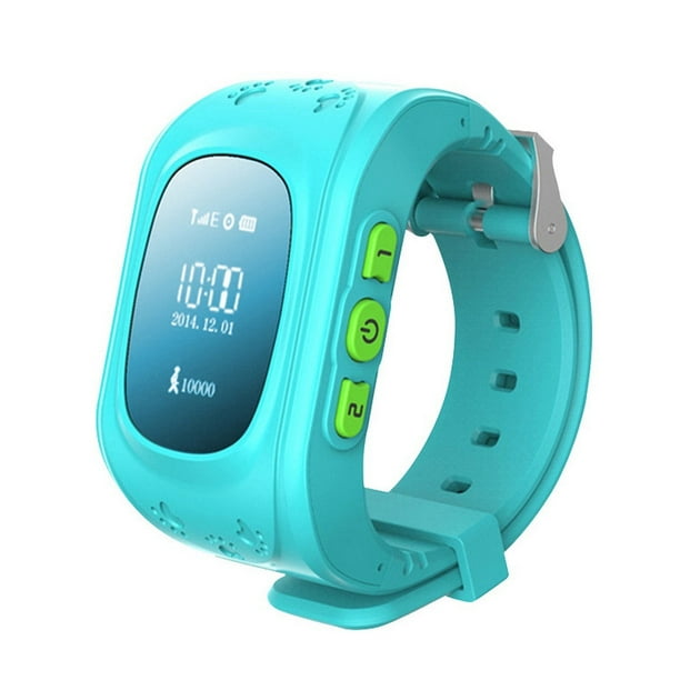 Reloj Inteligente Localizador Gps Niños Adultos Mayores Azul