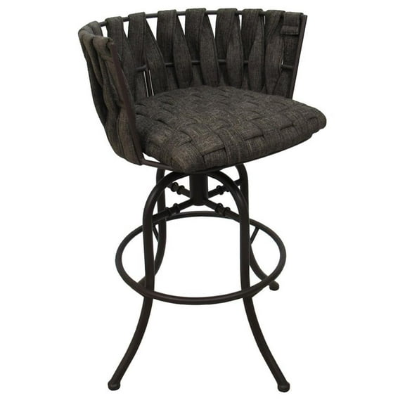 Metalona 30" Swivel Tilt Metal Bar Stool - Sanora Brown- Brown