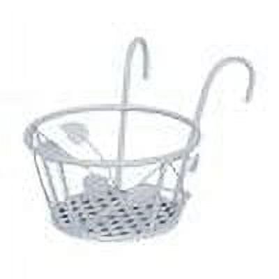 Support de Jardinière sur Rambarde, Support Suspendu pour Fleurs, Balcon, Terrasse, Clôture, Support pour Pots de Plantes et Fleurs pour Usage Intérieur et Extérieur