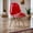 Transparent Red, variant on LeisureMod Cresco Plastic Molded Dining Side Chair – Modern Design, Ergonomic Comfort, Stylish Home Décor, Easy to Clean, Versatile for Dining Room, Kitchen, and Office (Clear)