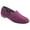 Plum/Heather, variant on Womens Audrey III Roll Top Velour Slippers