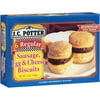 J.C. Potter Sausage, Egg & Cheese Biscuits Sandwiches,12 oz, 6 Ct