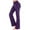 Purple, variant on Yubnlvae Womens Yoga Pants Women Yoga Pants High Waist Flare Leggings Wide Straight Leg Sports Trousers Flared Trousers with Pocket for Yoga Pilates Fitness Pants for Women Black