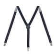 thumbnail image 4 of Bretelles Ajustables pour Hommes avec 3 Pinces pour Costume de Mariage d'Affaires Fête Bleu Foncé, 4 of 9