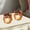Coffee, variant on Set of 2 Liliaceous Flower Shaped Glass Tea Light Candle Holders in Multiple Colors, Perfect for Weddings, Parties, Romantic Decor, and Table Centerpieces with Safe, Heat-Resistant Design