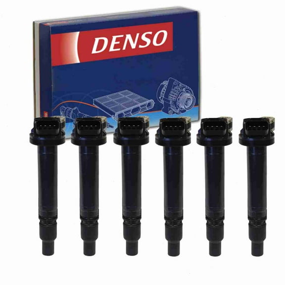 6 pc DENSO Direct Ignition Coils compatible with Lexus IS250 2.5L V6 2006-2015