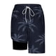 thumbnail image 4 of Ceisia Men's Palm Tree Print Loose Fit Quick Dry Beach Shorts with Inner Lining Multicolor L Gifts, 4 of 6