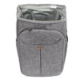 thumbnail image 4 of Mochila refrigeradora para acampar de 18L, bolsa térmica impermeable a prueba de fugas con aislamiento térmico para fiambrera para bebidas de frutas, billetera para teléfono móvil, color gri, 4 of 10