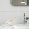 thumbnail image 4 of Unique Bargains 1 Pc Knot Shape Toothbrush Holder for Bathroom White Silicone, 4 of 5