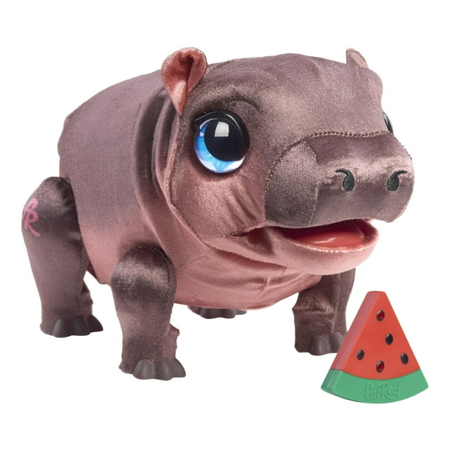 FurReal Sally, la Hipopótamo Divertida, Peluche Interactivo de 23 cm, Juguete para Niños de 4 Años en Adelante de Just Play