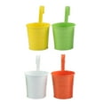 thumbnail image 3 of Shisuyan Small Iron Bucket White 4Pack 3.9X3.1in, 3 of 9