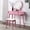 Pink, variant on Fitting Multiple Room Decors - Set Up a Dedicated Vanity Spot and Keep Items Tidy