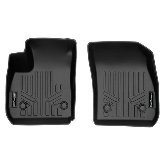 SMARTLINER Custom Fit All Weather Black 1st Row Floor Mat Liner Set Compatible With 2021-2025 Buick Envision