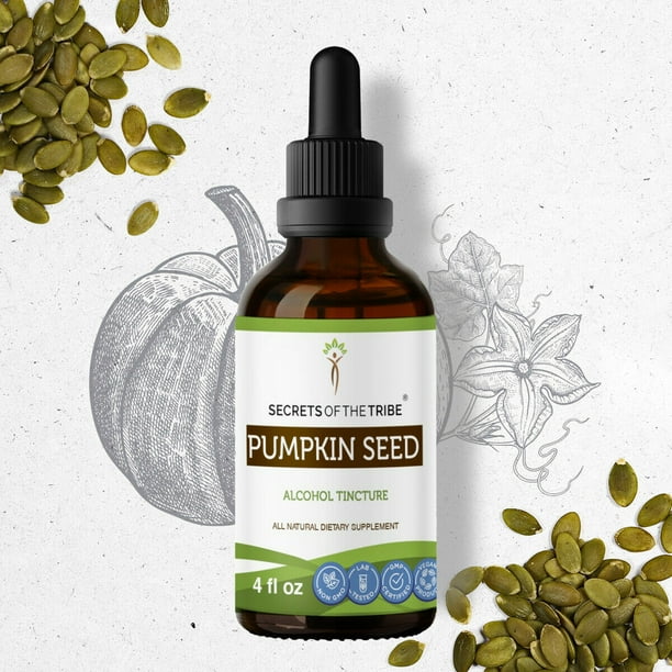 Pumpkin Seed Tincture Alcohol Extract, Cucurbita Pepo Healthy Bladder L. 4 fl oz