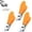 Orange, variant on FEOLGEHLY Slanted Nail Clippers Set, Wide Jaw Anti-Splash Stainless Steel Nail Trimmer for Thick Nails, Orange 3-Piece Nail Care Tool for Pedicure and Home (Orange)