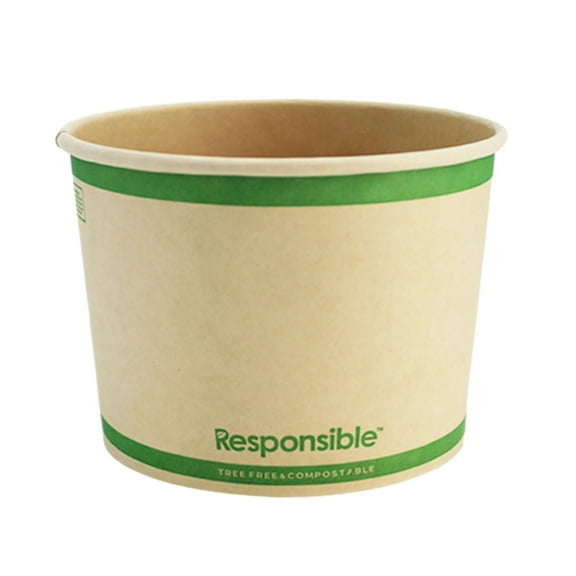 16 oz Food Container Bowls | Tree-Less™ Compostable Paper
