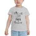 thumbnail image 2 of Sent with A Kiss from My PAPA in Heaven Cute Toddler Tshirts for Boys Girls (Gray, 5/6T), 2 of 5