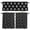 Black, variant on Orange Sunshine Kitchen Curtains, Kitchen Curtains and Valances Set of 3, Lines Retro Abstract Middle Century Light Filtering Tailored Tier Curtain 24 Inch Length Drapes for Cafe Sink Bedroom