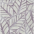 thumbnail image 4 of HomeRoots 584236 3 x 5 ft. Floral Washable Indoor & Outdoor Rectangle Area Rug, Purple, Lavender & Beige, 4 of 5