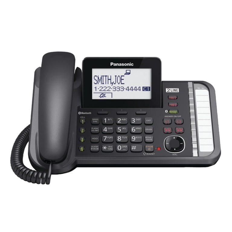Panasonic DECT 6.0 Expandable Link2Cell 2-Line Digital Cordless