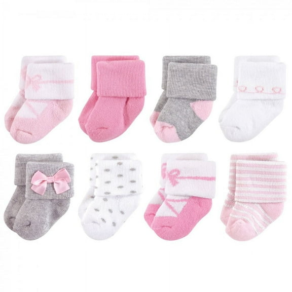 Little Treasure Baby Girl Newborn Socks, Ballerina, 0-6 Months
