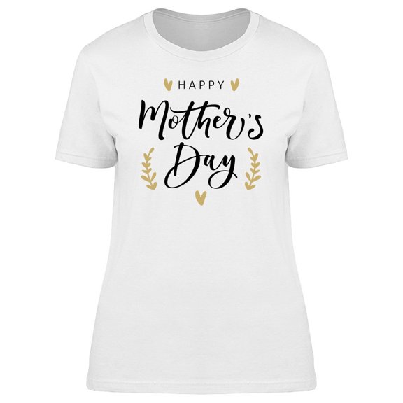 Happy Mothers Day Golden Leaves Tee Women's -Image by Shutterstock
