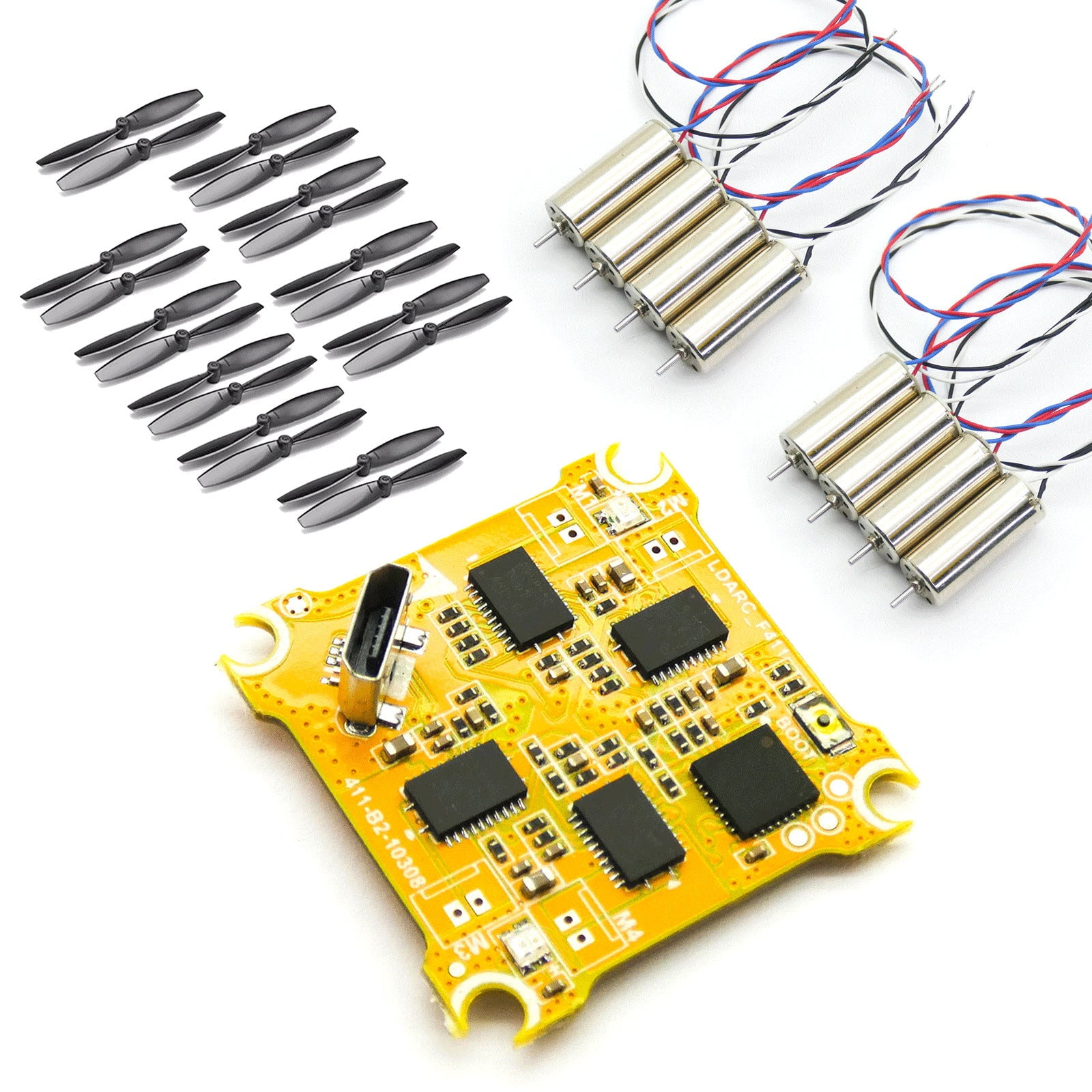 LDARC F411B2 AIO Brushed Drone Flight Controller ESC With, 52 OFF