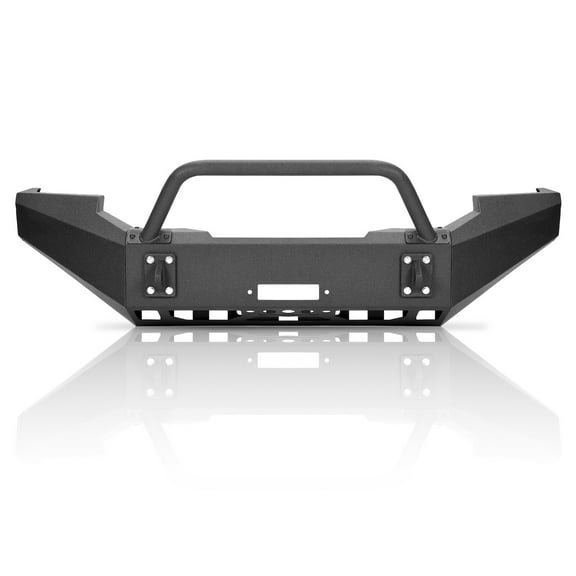 Front Bumper Assembly Fit For Ford F-250 F-350 Super Duty 1999-2004 Steel Black