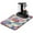 White-131, variant on Washable Rubber Pioneer Bohemian Stitching Colorful Floral Dish Drying Mats for Kitchen Counter Home Large Coffee Bar Pad Accessories and Decor for Utensils Stemware 23.5''x15.5''