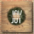 thumbnail image 3 of Epic Art 'Joy to the World with Wreath' by Susan Ball, Acrylic Glass Wall Art, 36"x36", 3 of 7