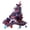 A, variant on Patriotic Hat, 4th of July Tree Shape Headwear with Red White Blue Star Ornaments, Independence Day Costume Accessory for Memorial Day Veterans Day Parties and Parades