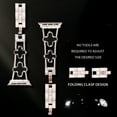 thumbnail image 2 of NYENElL Compatible for Apple Watch Bands 49mm 45mm 44mm 42mm 41mm 40mm 38mm, Women Glitter DiamondFour Leaf Clover Chain Strap for Apple Watch Series9/8/7/6/5/4/3/2/1/SE/Ultra Series, 2 of 5