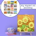 thumbnail image 3 of DIY Digital Fill Oil Paintings Handmade Paintings of Flower Creative Gift I7D6, 3 of 9